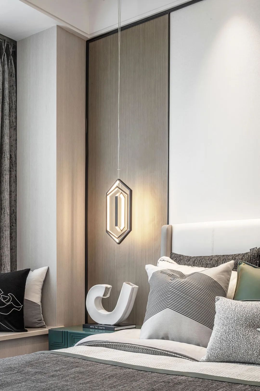 杭州中旅归锦府现代简约样板间 | 家的色彩与都市绿洲-44