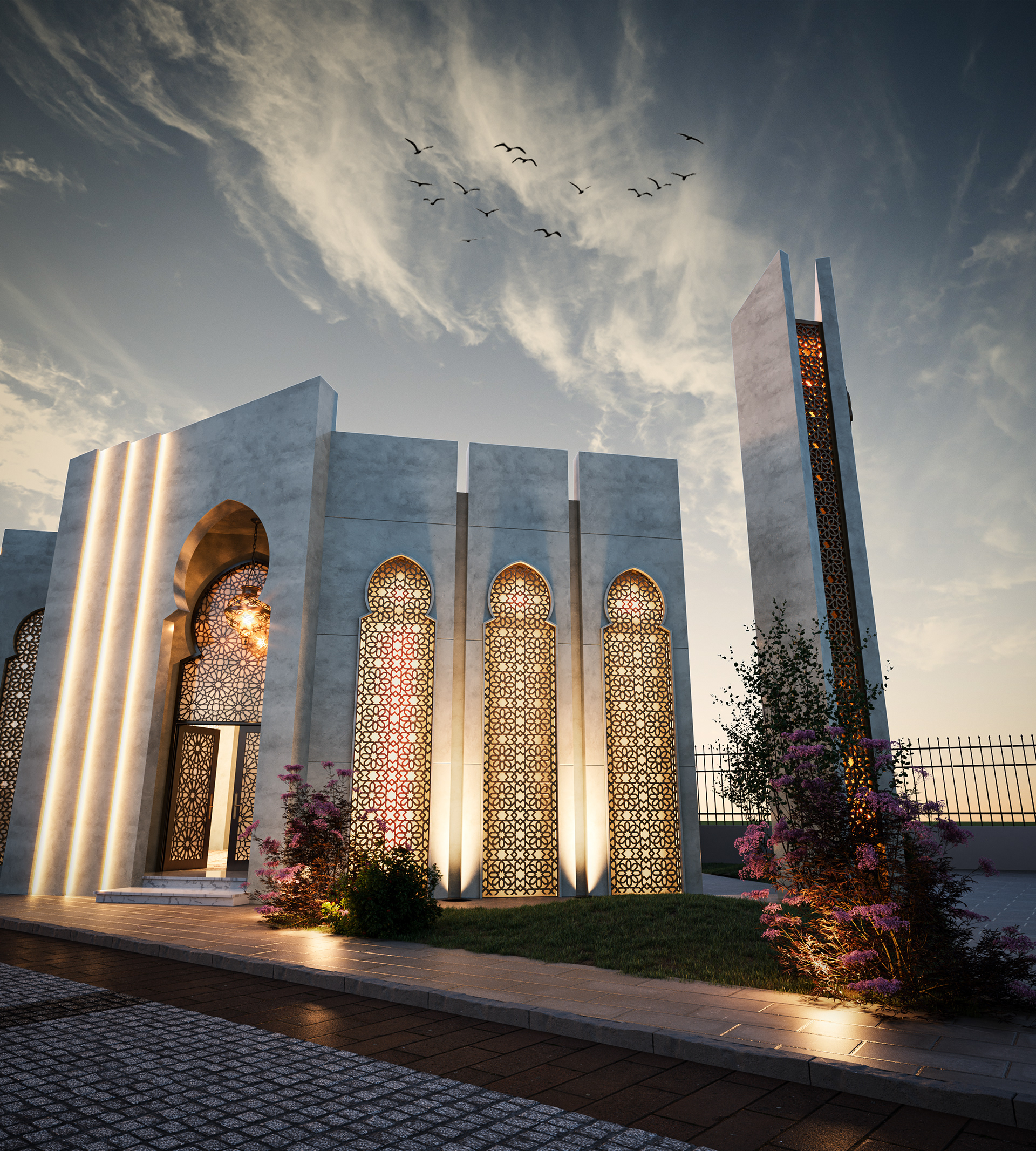 卡利塔穆鲁伊别墅小区丨埃及亚历山大丨GATE  LANDSCAPE_ MSQUE-18