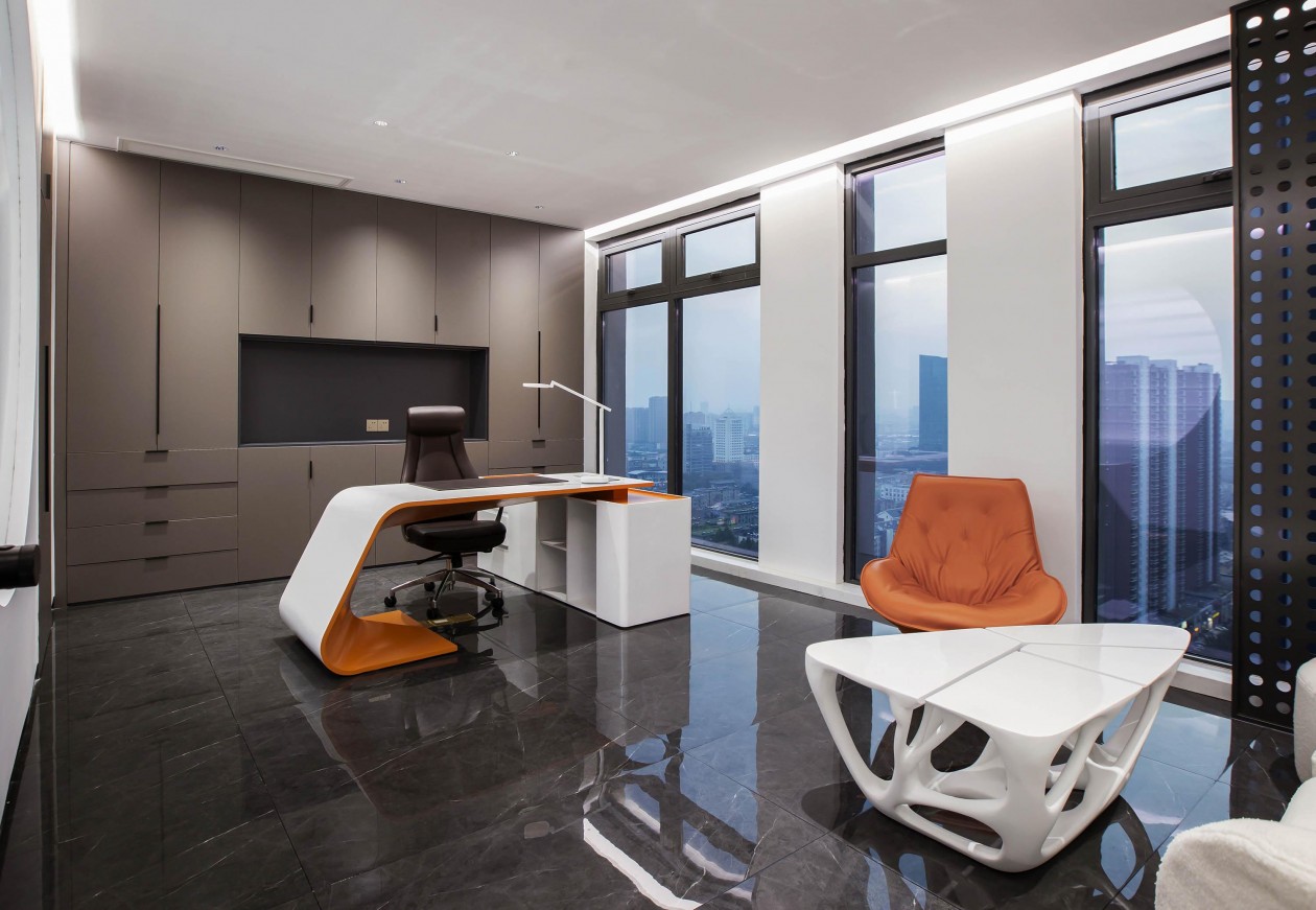 化妆品办公空间设计丨山东集致空间设计有限公司-13