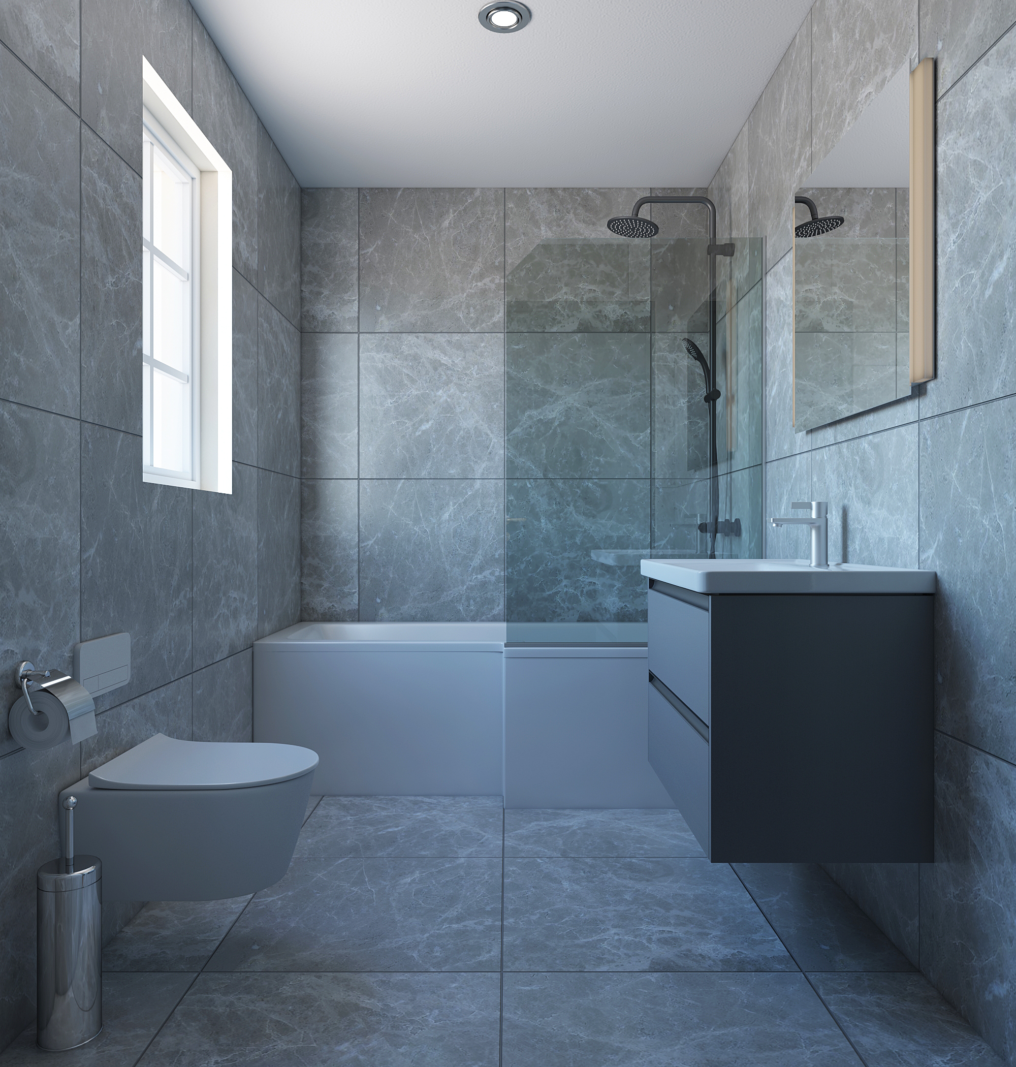 uk home exterior and interior(3ds max - vray)-2