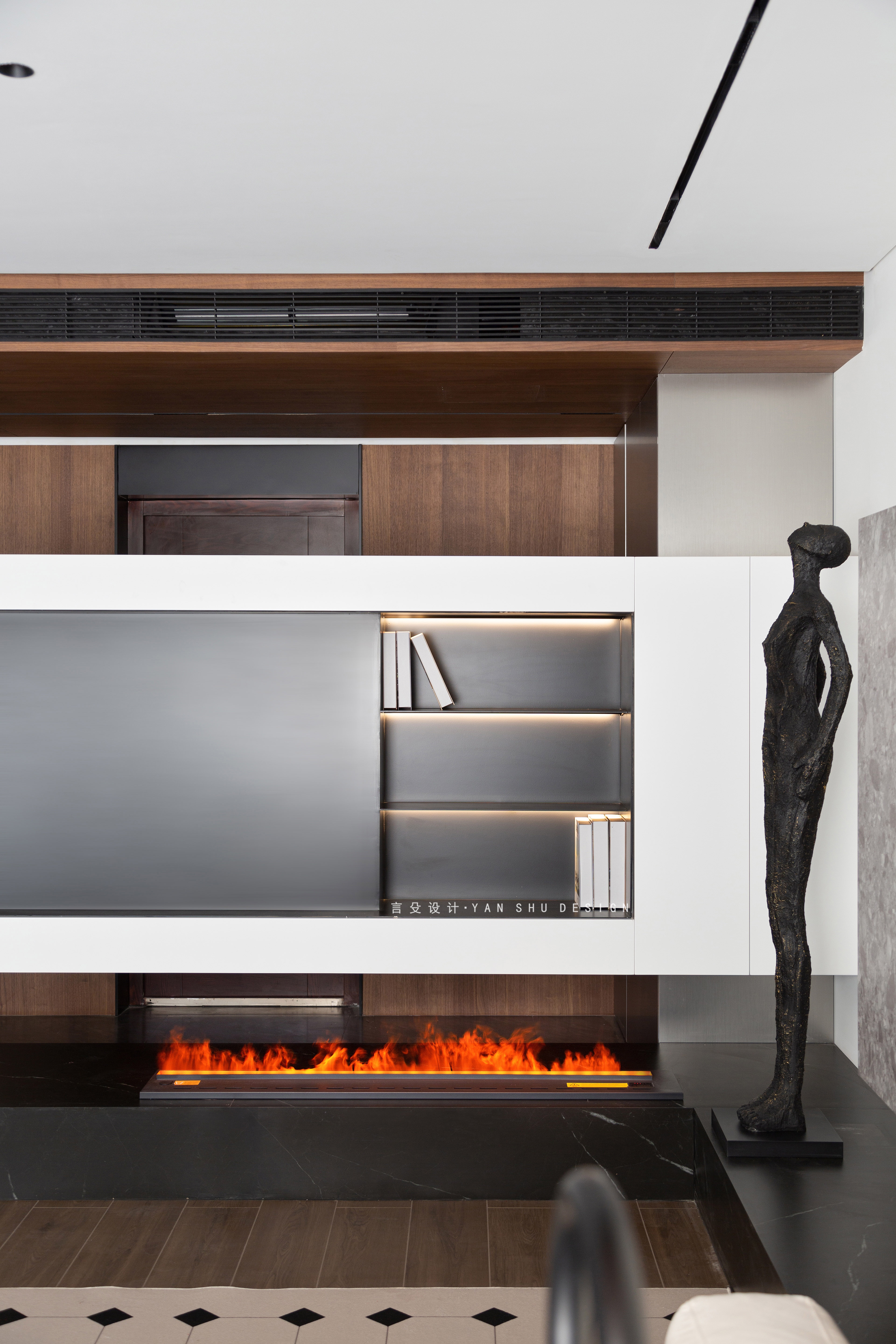 秩序 · 现代台式大平层设计丨中国合肥丨言殳设计-16