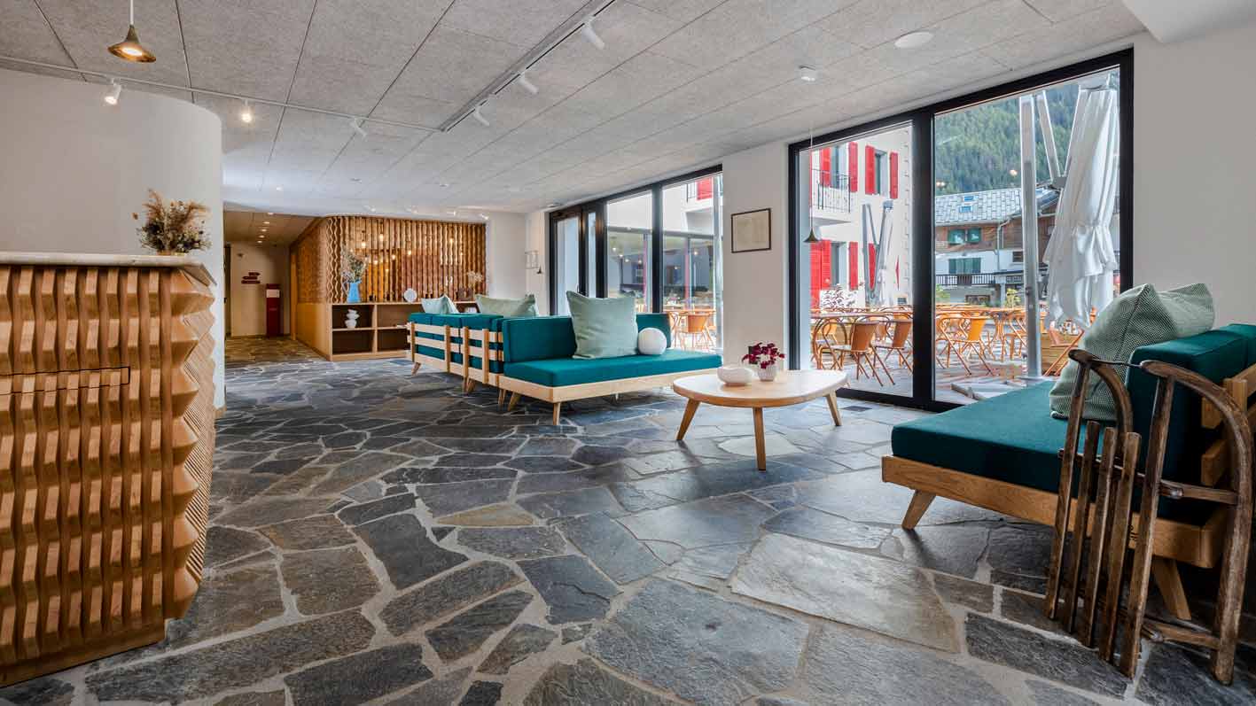 Mobilier des communs de l’hôtel la Couronne à Chamonix | Poitoux-20