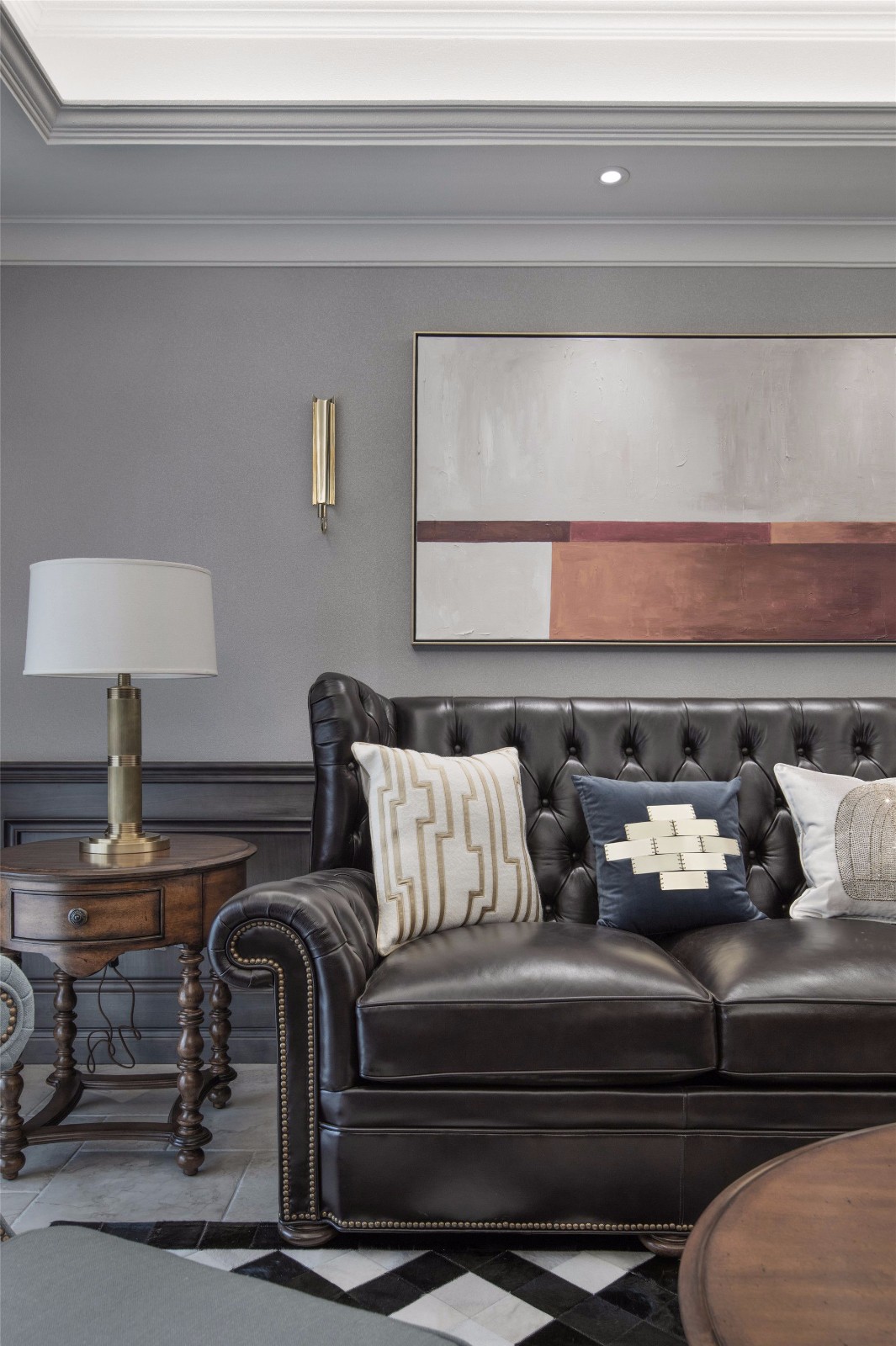 New England——245㎡暗黑系公寓  朱庆礼-3