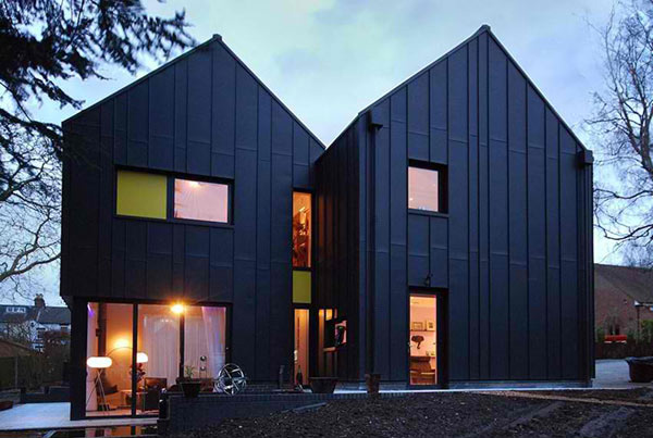 Merrodown: The Black Zinc House in England | Home Design Lover-10