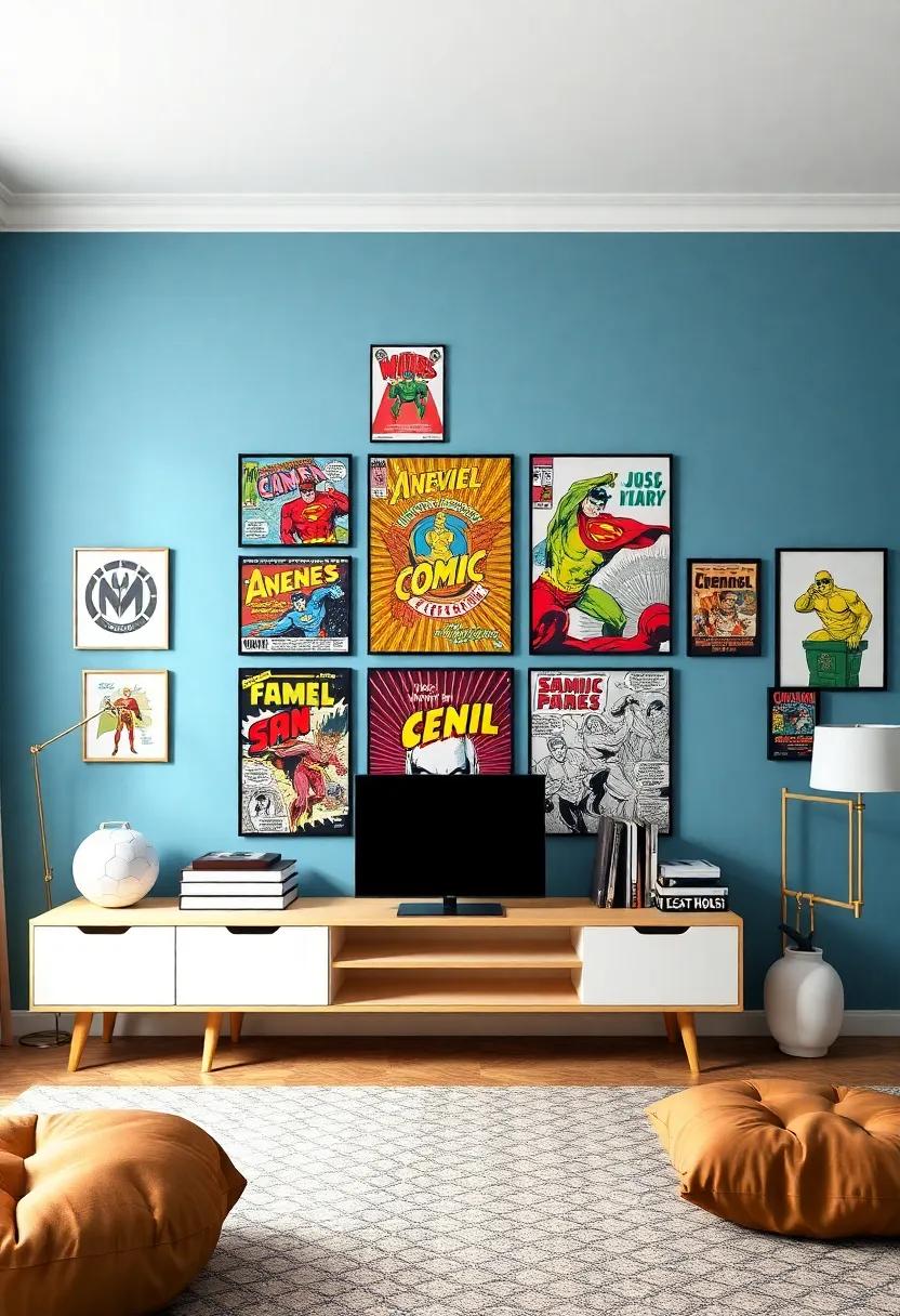 设计终极漫画书男孩青少年房间-97