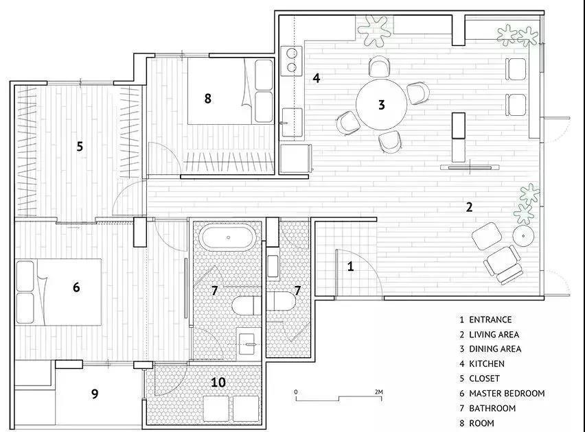 130 平北欧风二居室-0