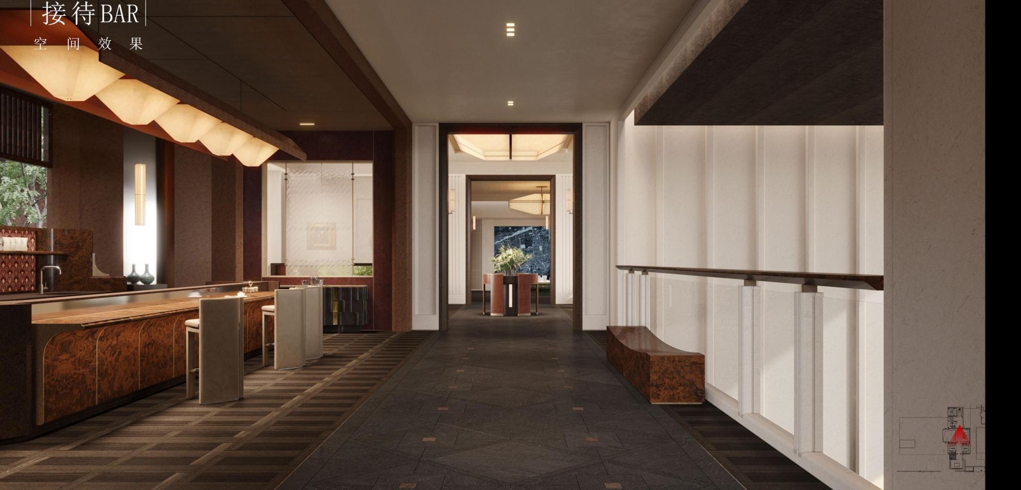 水平线设计 | 西安绿城桂冠东方售楼处&架空层&大堂方案292P-73