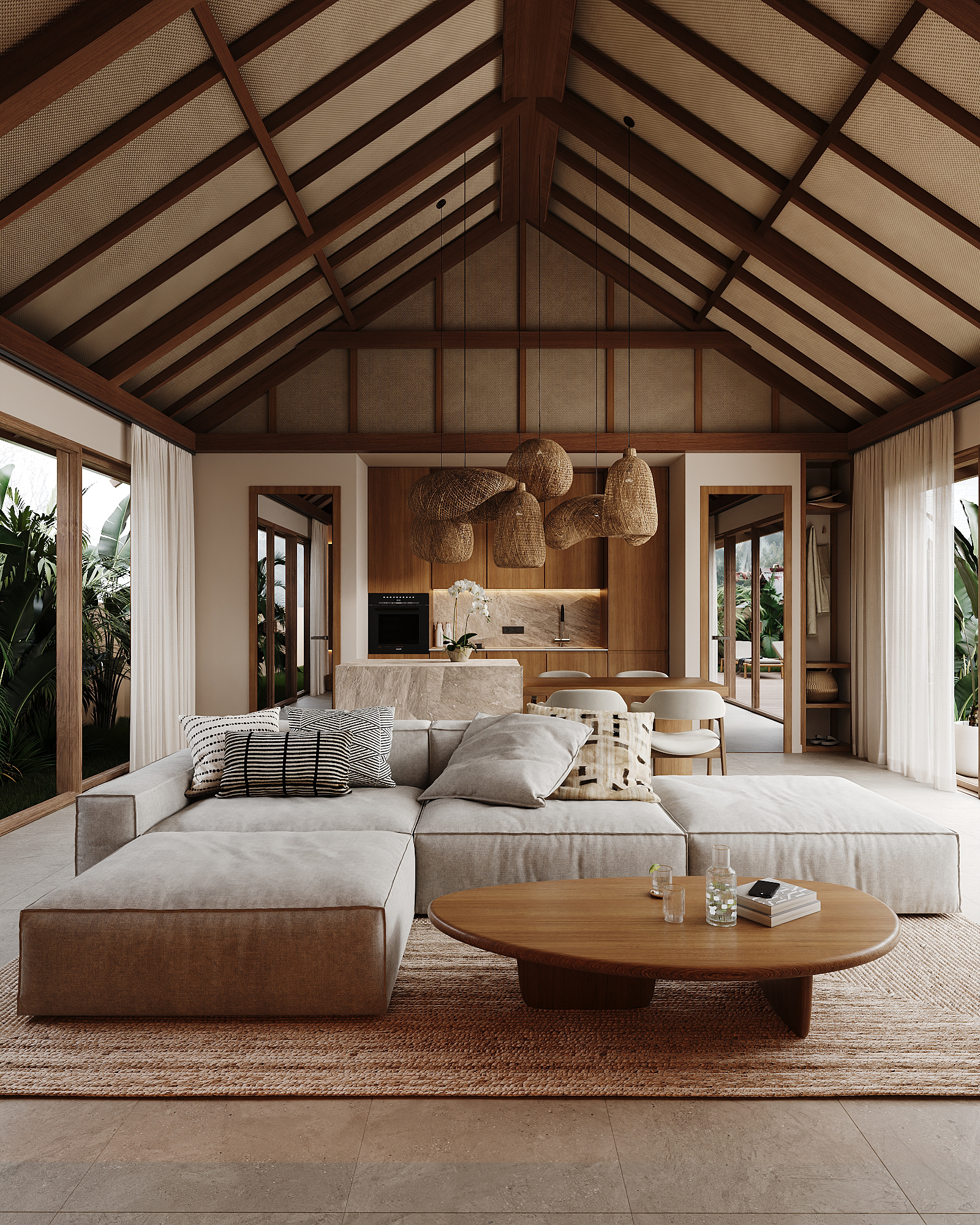 乌布现代别墅丨印度尼西亚巴厘丨Bodes studio-4