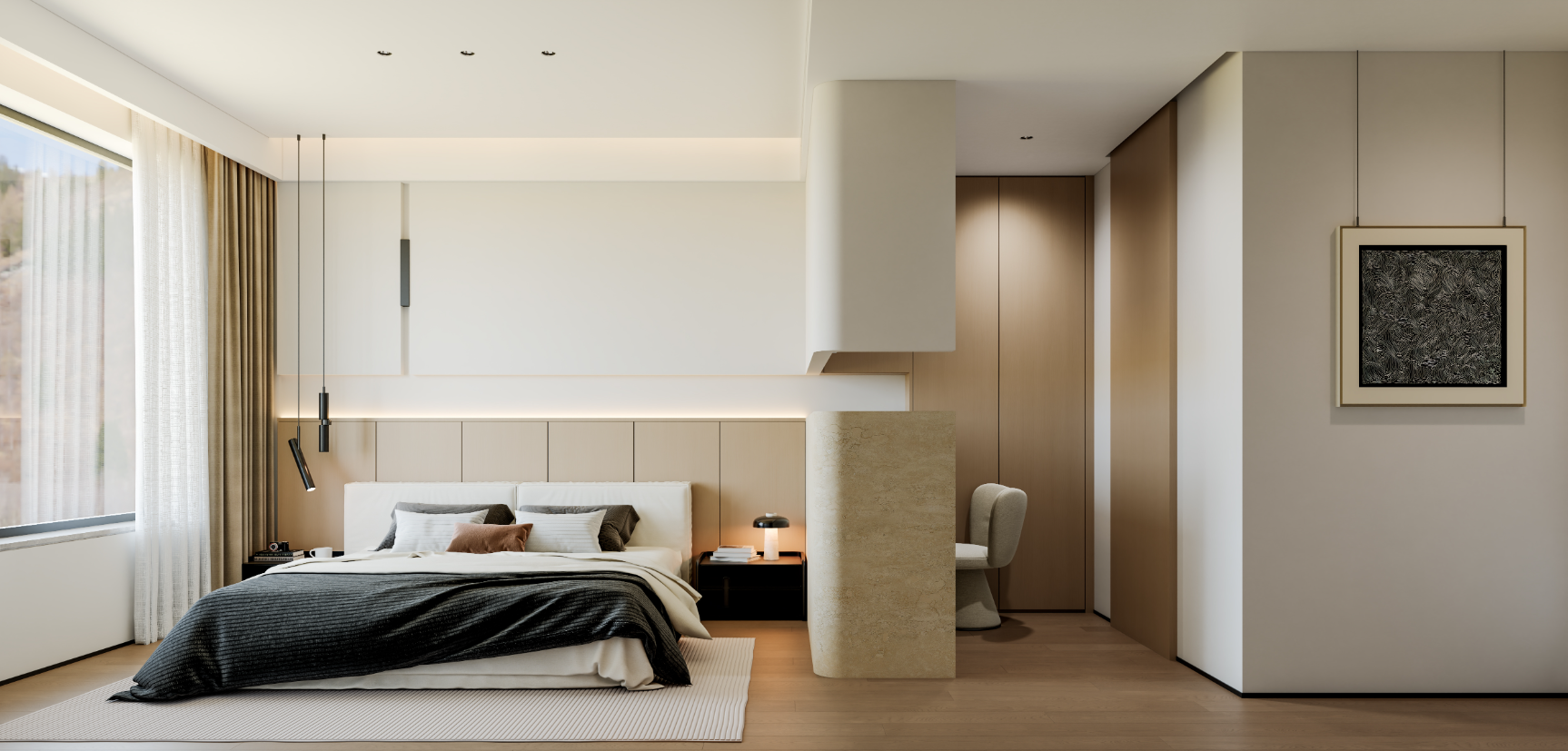 现代简约与自然相融，雅致空间尽显生活美学-4