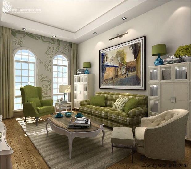 格拉斯小镇—法式乡村 别墅设计 王凤波设计机构-13