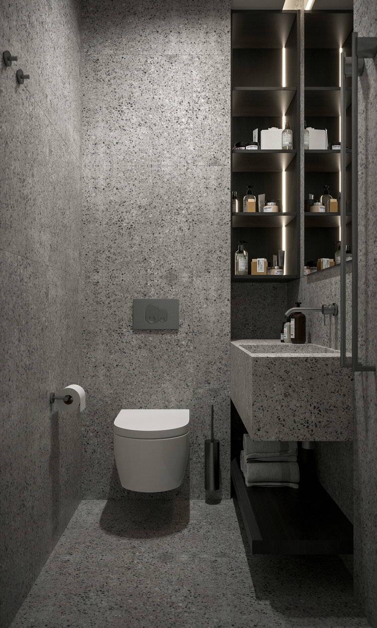 高级黑色系公寓设计 如此好看-13