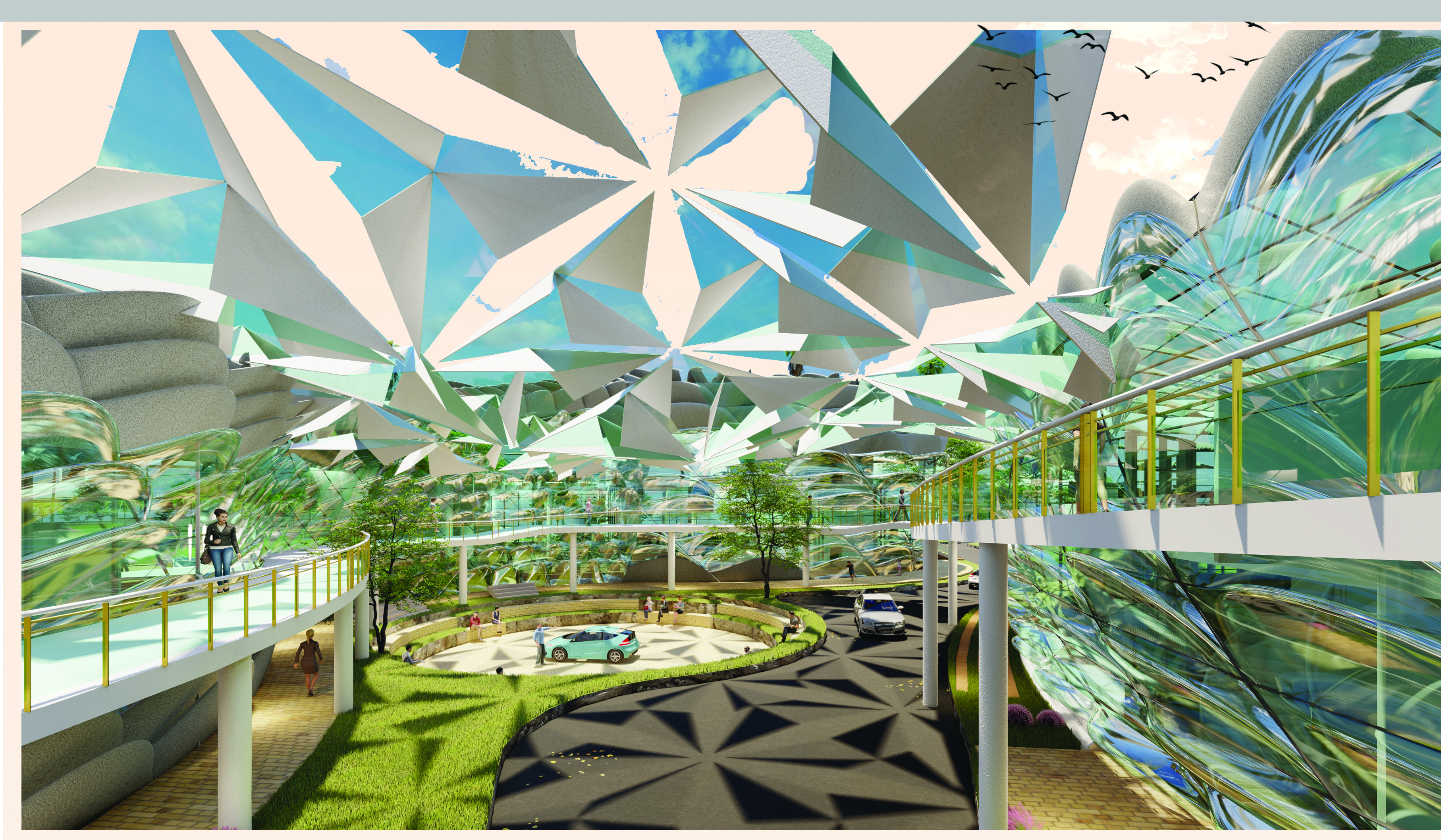 梅赛德斯汽车展厅丨埃及开罗丨Salma mohamed ibrahem-21