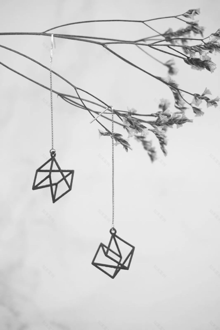 3D 打印的立方体魅力——CUBE 系列耳坠-102
