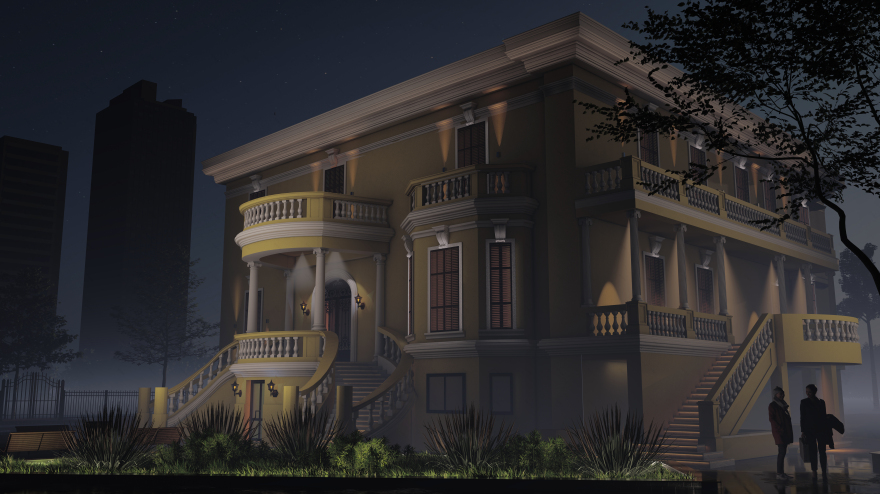 Illumination project - Faculty of fine arts , Zamalek-1