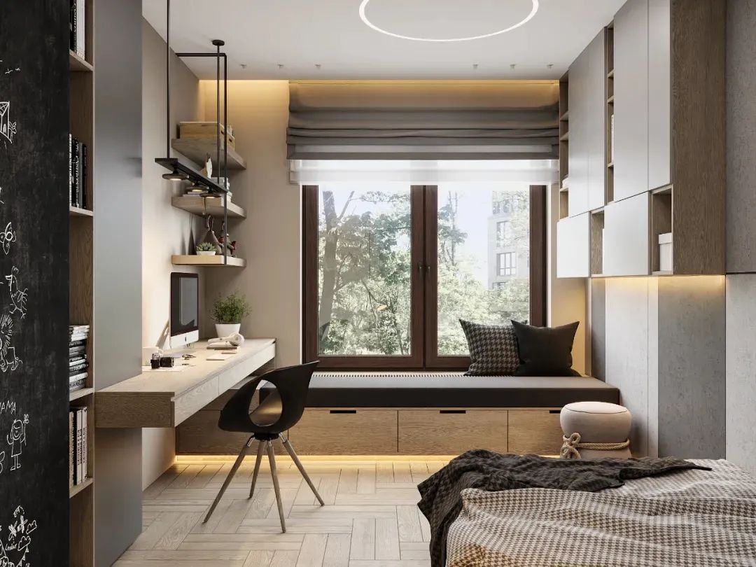 100 款窗前空间设计案例，总有一款适合你！-55