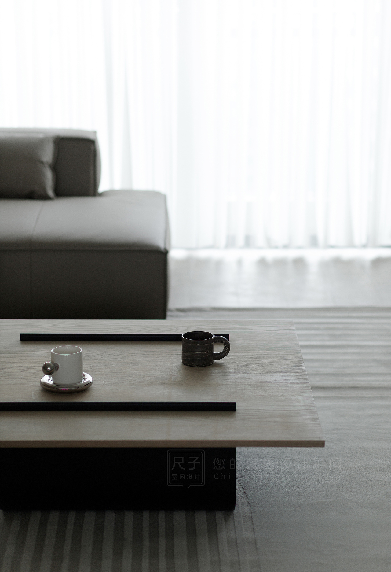 简约侘寂风家居设计丨中国深圳丨尺子室内设计-23