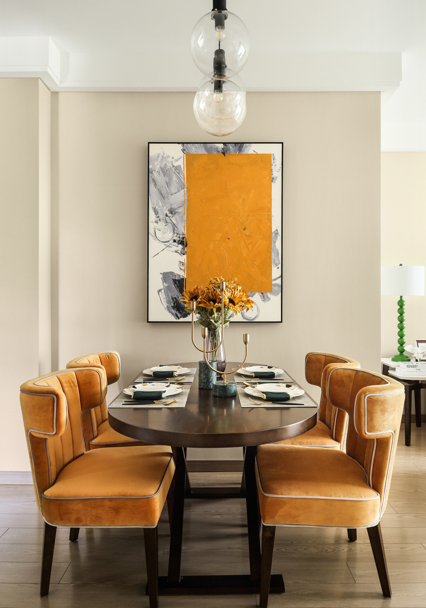 梵池设计 | 轻奢主义镇江市 120 平米三居室软装案例-22