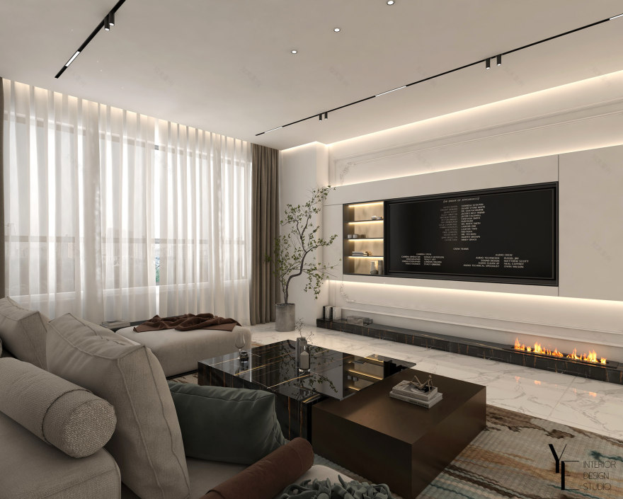 AZIZA APARTMENT 室内设计项目丨突尼斯丨YE INTERIOR-15