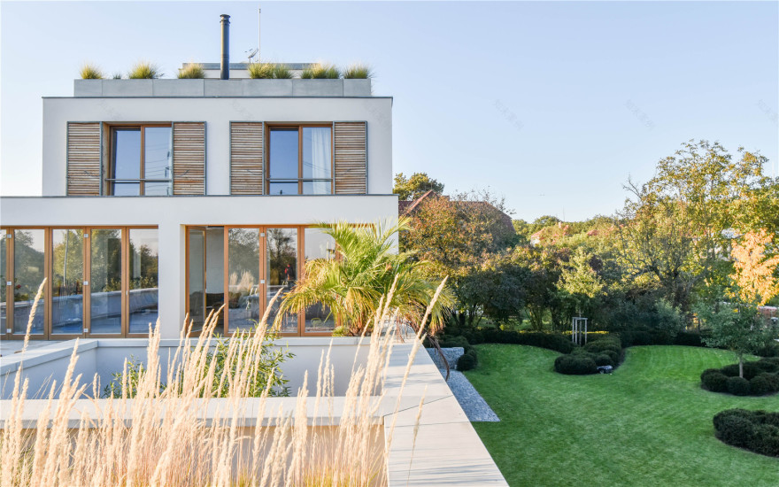 捷克波浪花园住宅庭院景观丨Partero-12