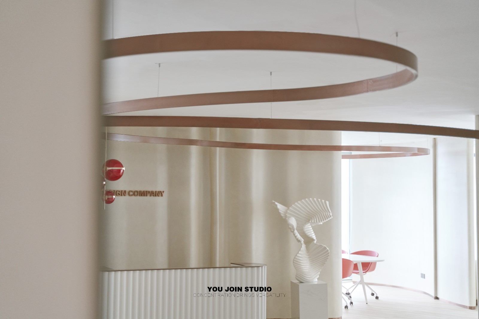 素柔绸纺办公空间设计丨于几设计-4