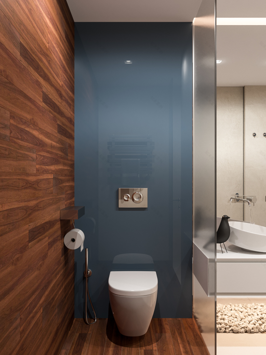 莫斯科顶层公寓,简约奢华的空间艺术-17