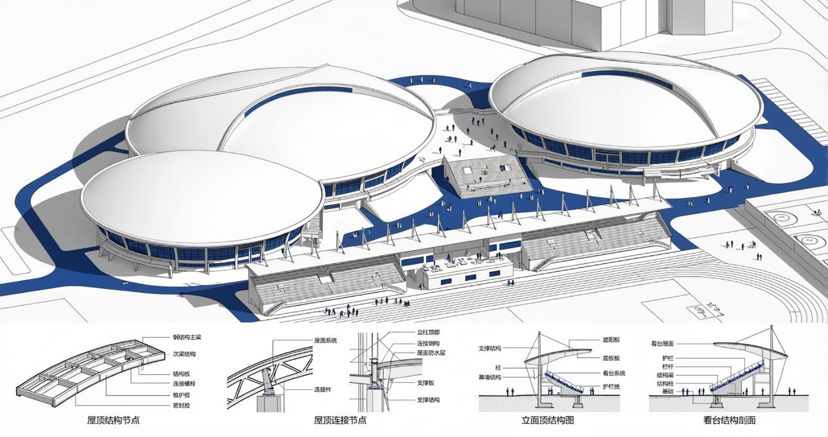 浙江师范大学行知学院综合体育中心丨中国浙江丨中国联合工程有限公司-43