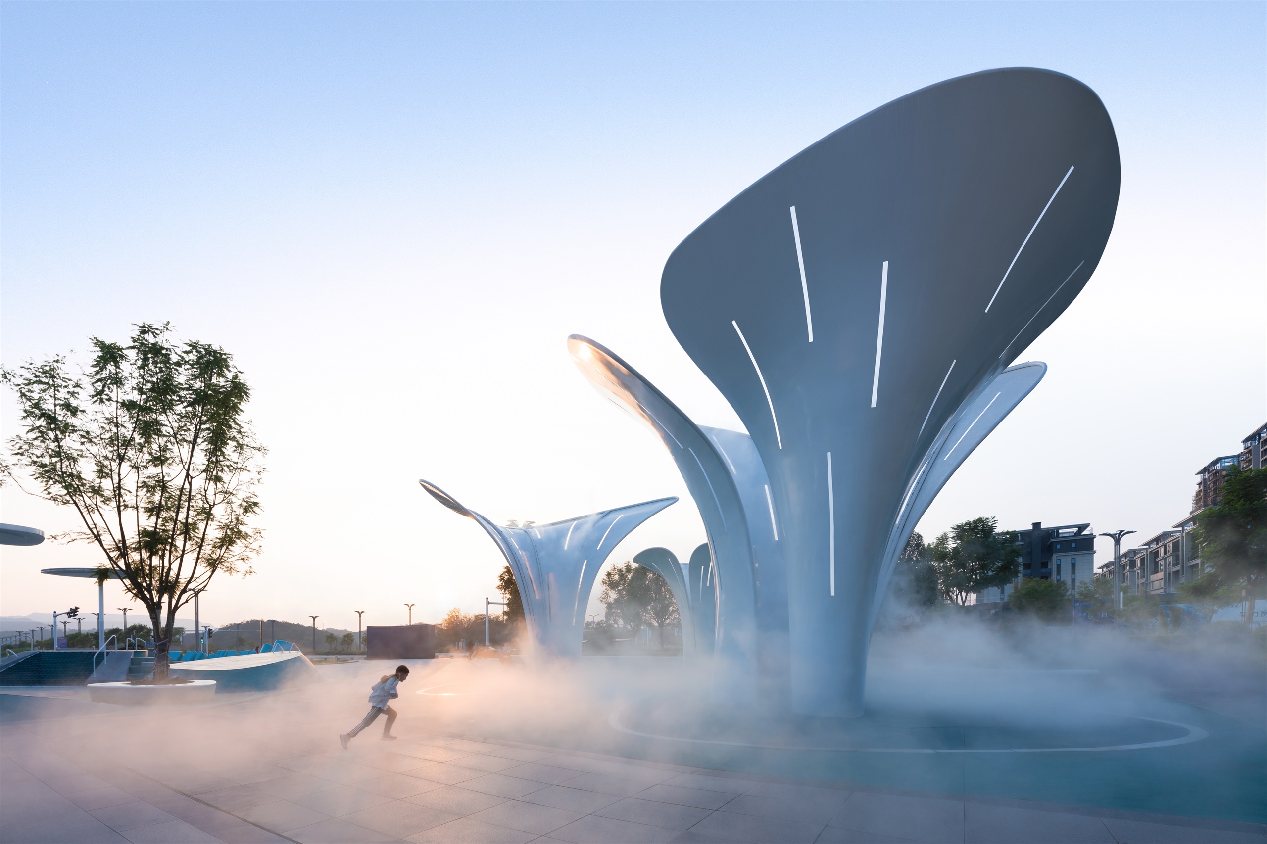 森腾·峰云街广场艺术装置丨中国泸州丨重庆唤醒空间设计有限公司-27