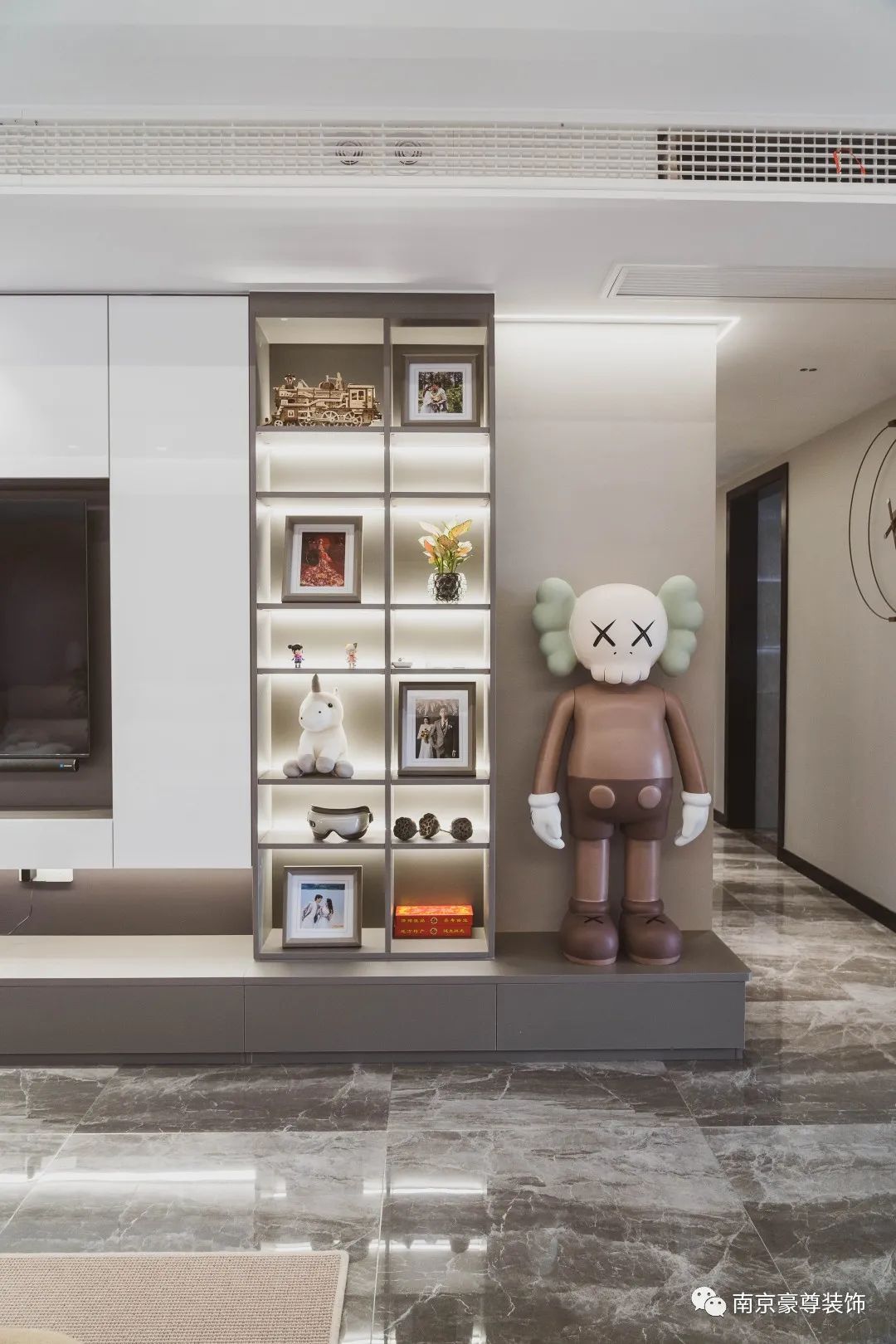 万达荣府豪尊装饰设计实景对比,尊贵尺度诠释舒适生活-7