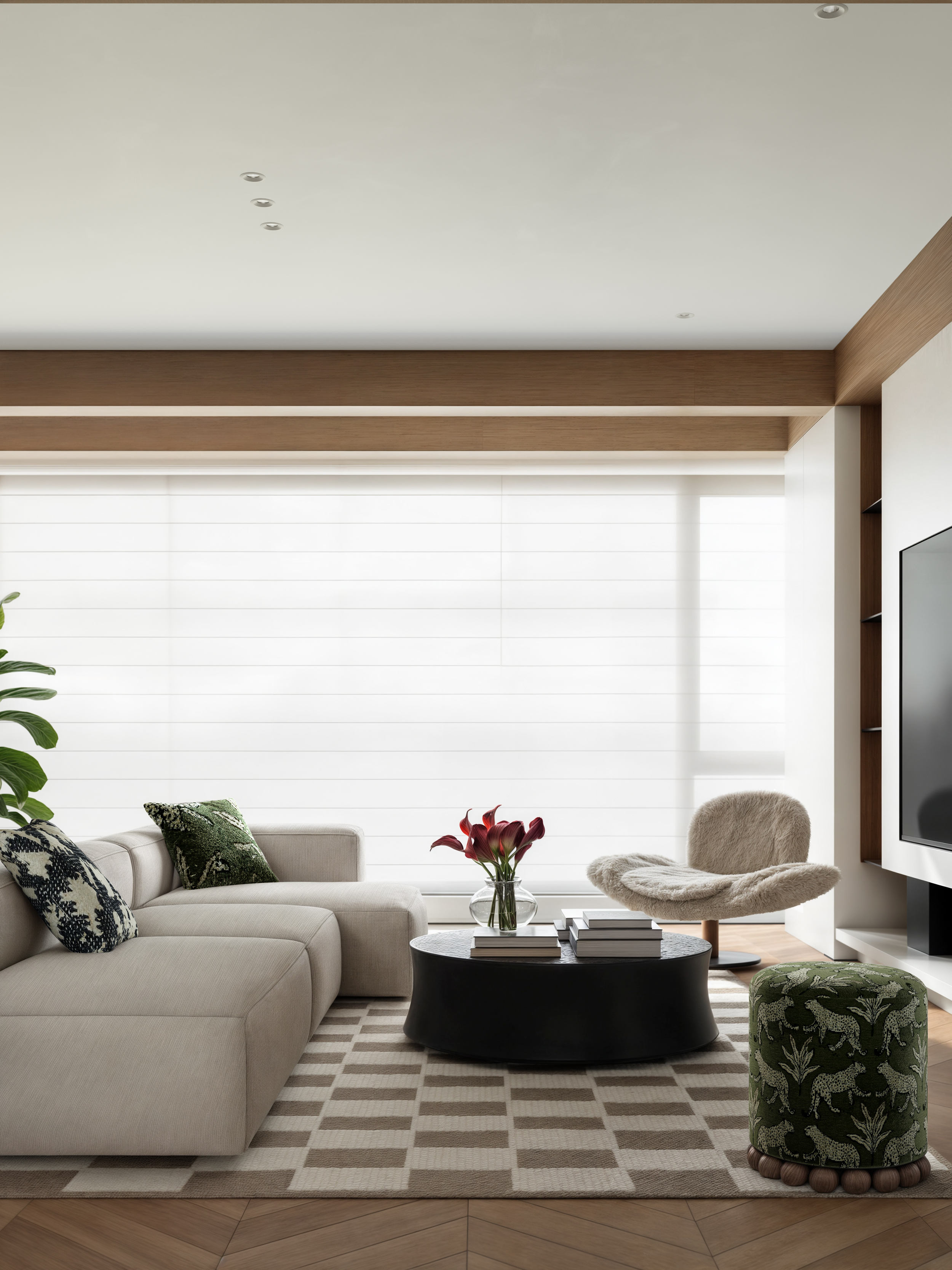 现代大平层家装——长沙佐尚视觉-1