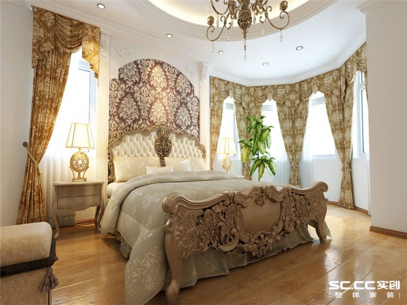 【上海实创装饰】143平老房翻新新古典风格装修设计-5