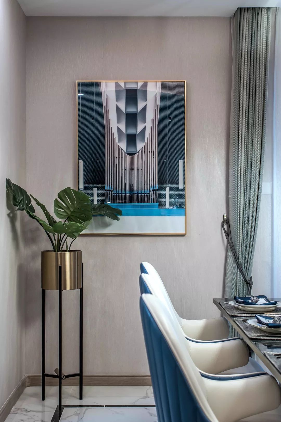 武汉江山境样板房 | 灵魂蓝调的优雅空间-23