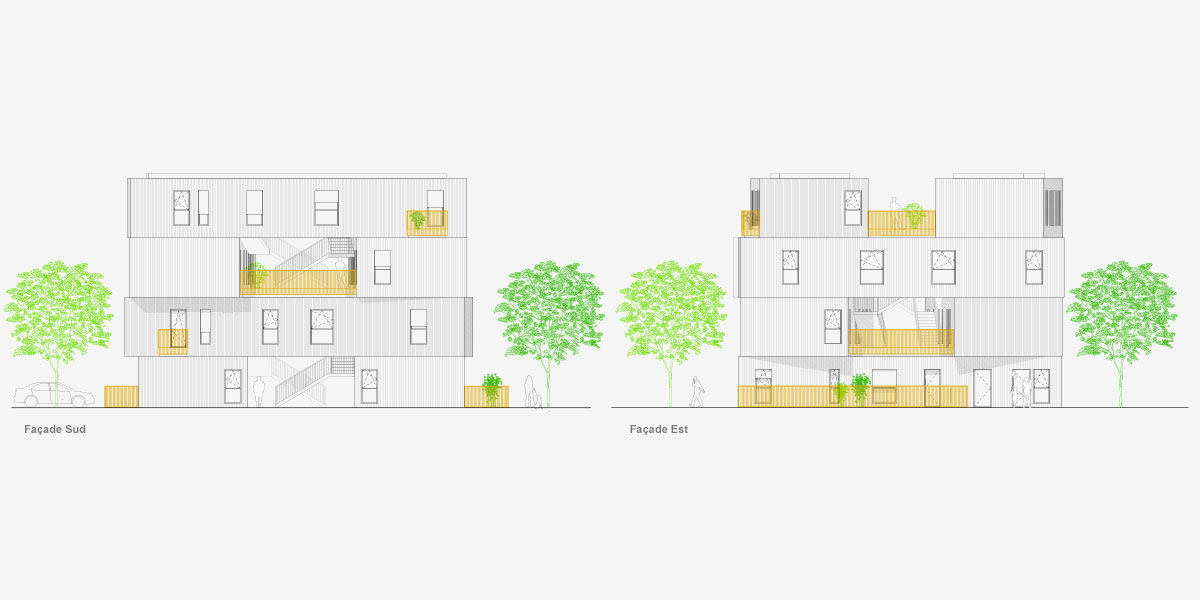 10套个性化集体住宅丨法国丨CoCo architecture,Odetec,Axeplan-11