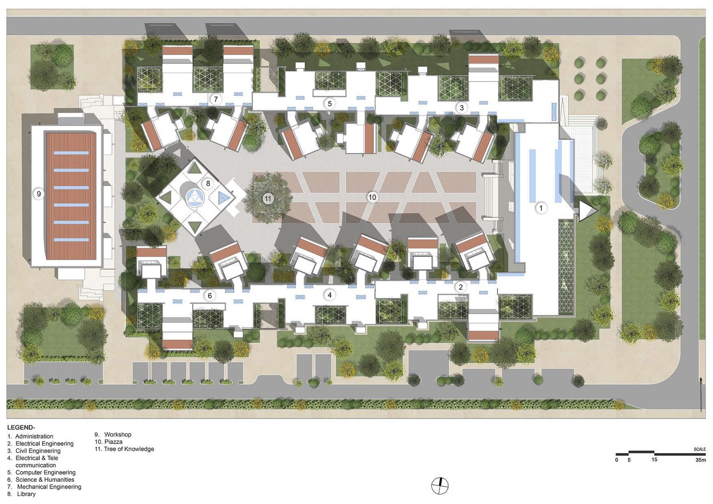 印度沃尔塔巴贾技术学院丨CCBA Designs-34