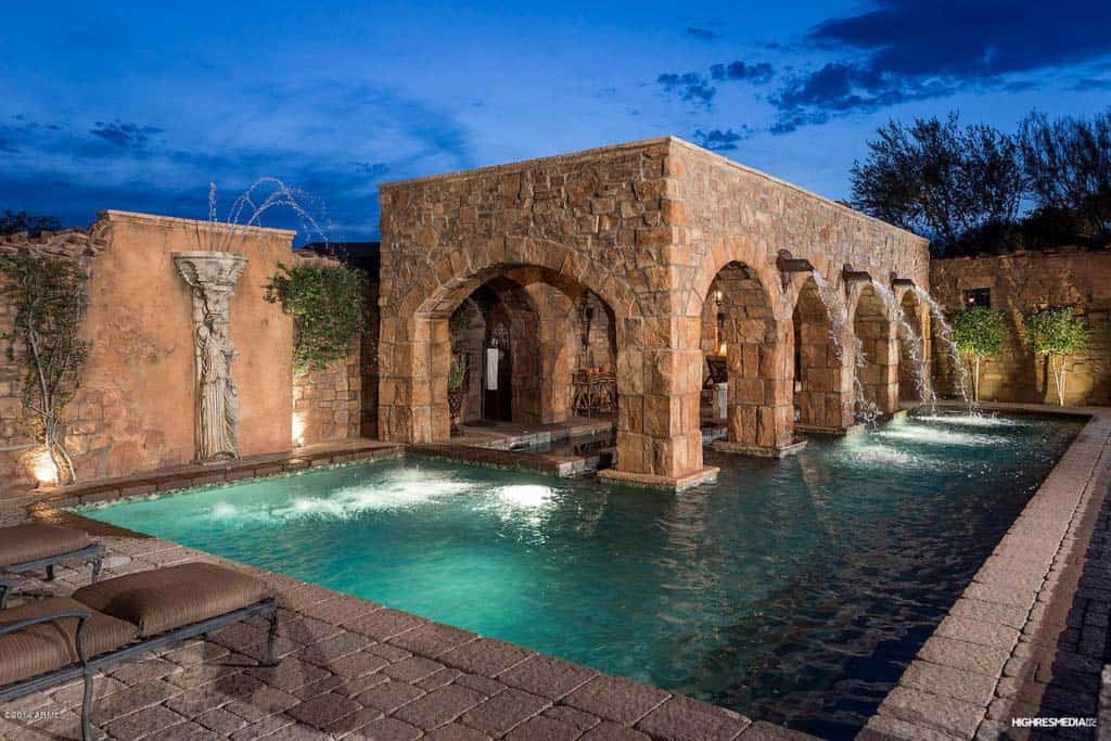 Medieval masterpiece: Italian-inspired gothic villa in Scottsdale-42