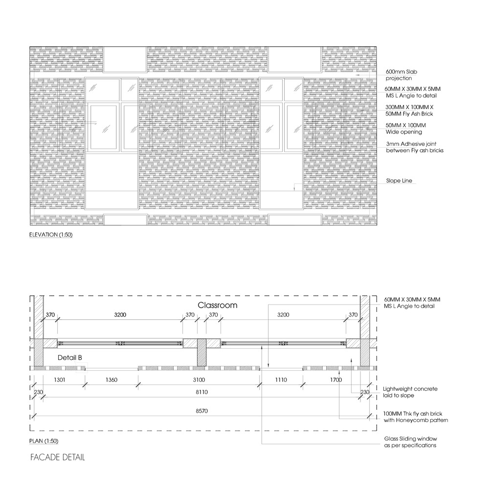 印度马哈里希 Vidya Mandir 学校丨印度金奈丨KSM 建筑事务所-52