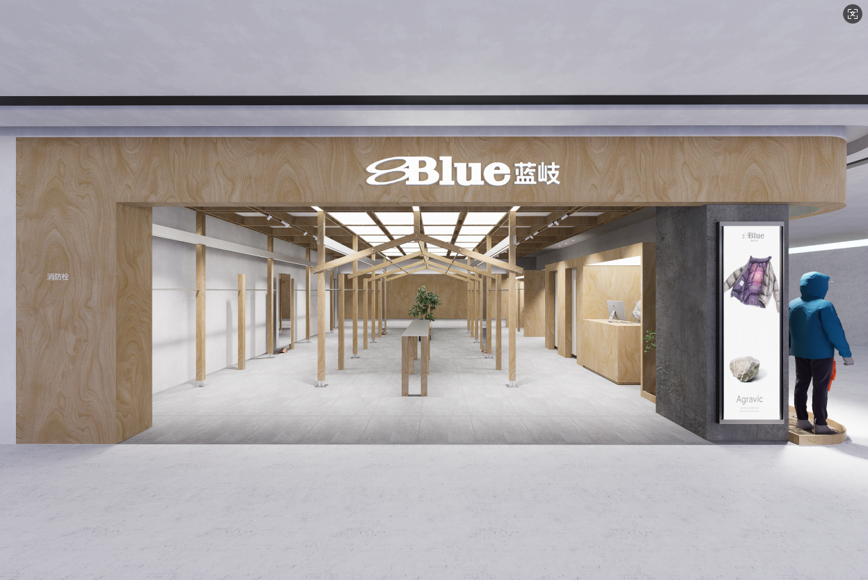 服装店铺设计-0