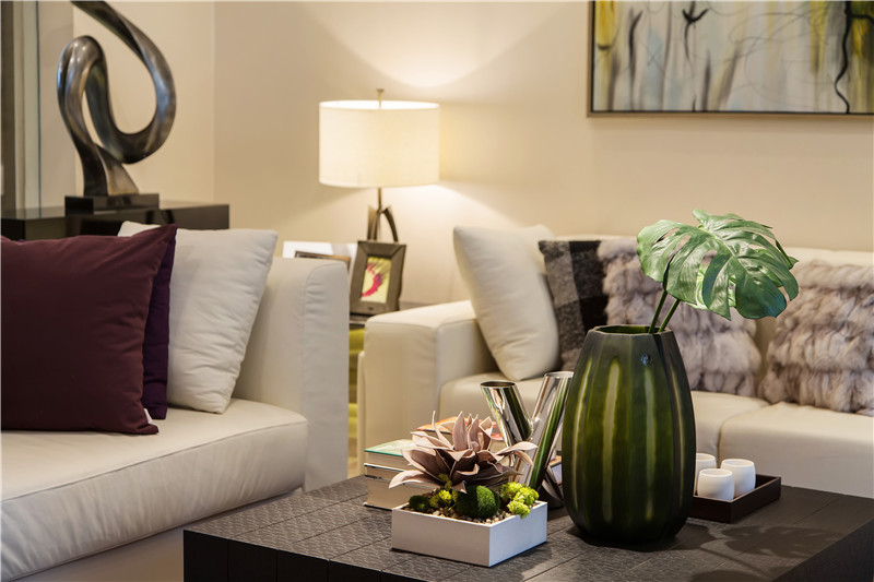 豪华别墅 现代风格华新国际私人别墅软装陈设—实景图-8