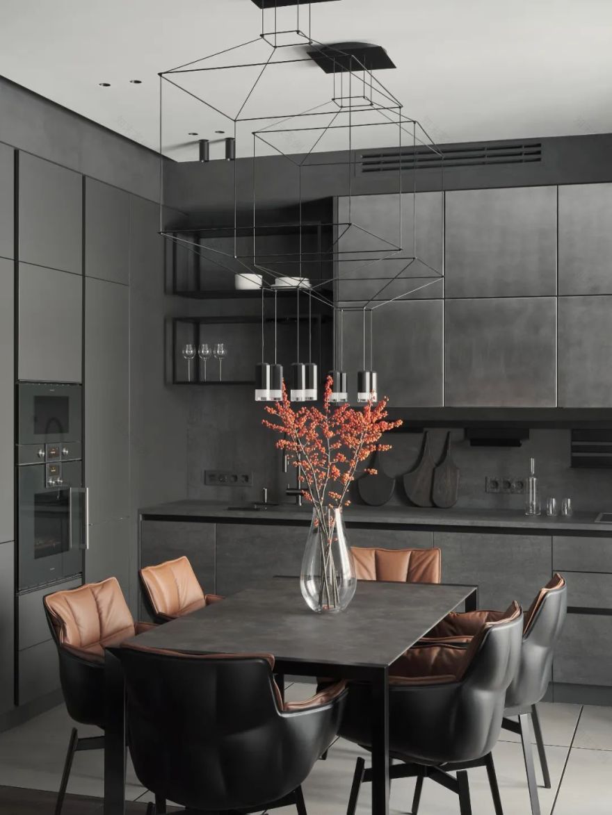 奶油色调的现代空间设计丨俄罗斯圣彼得堡丨DE&DE Studio-63