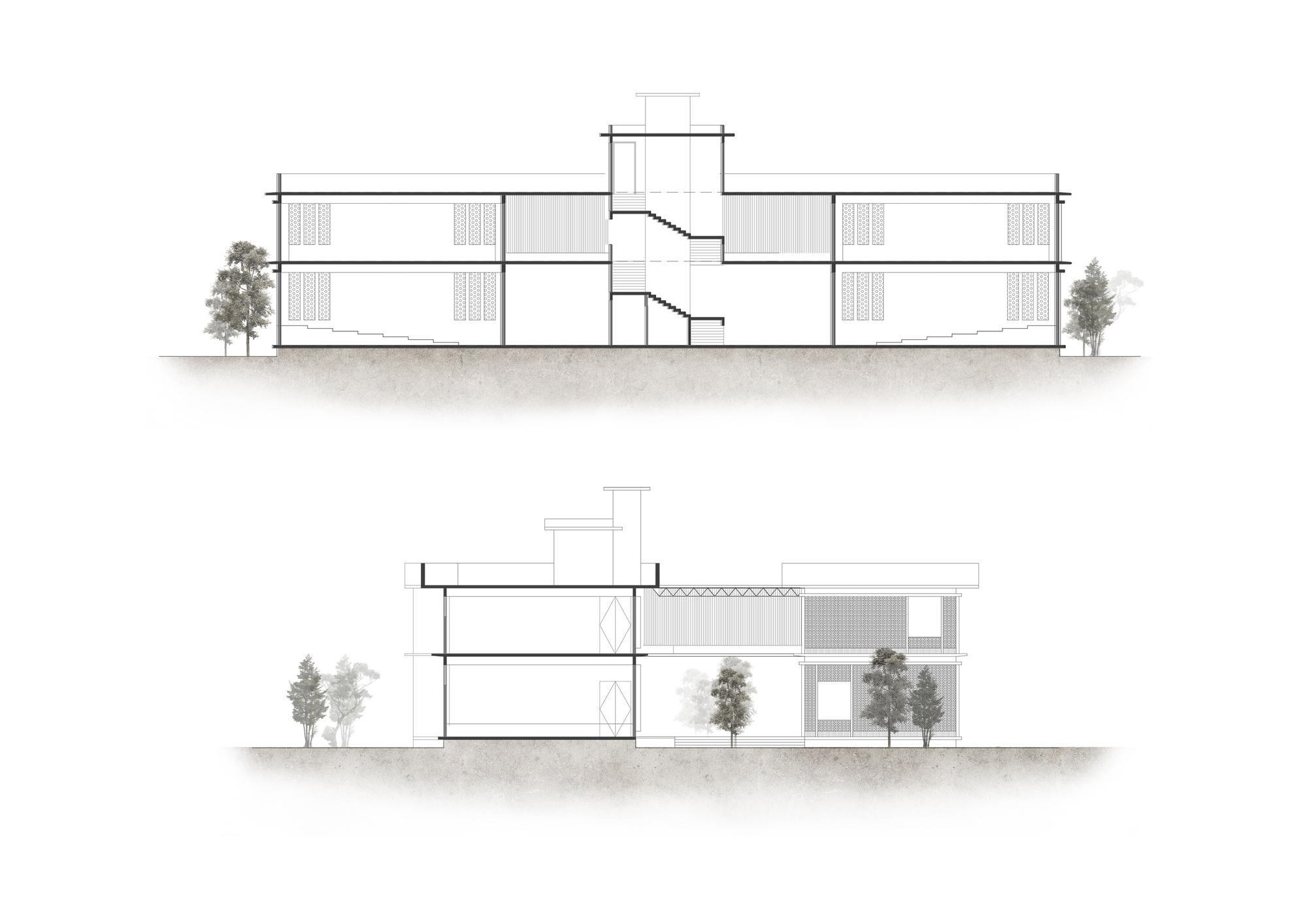 国立商学院丨印度班加罗尔丨HabitArt Architecture Studio-40