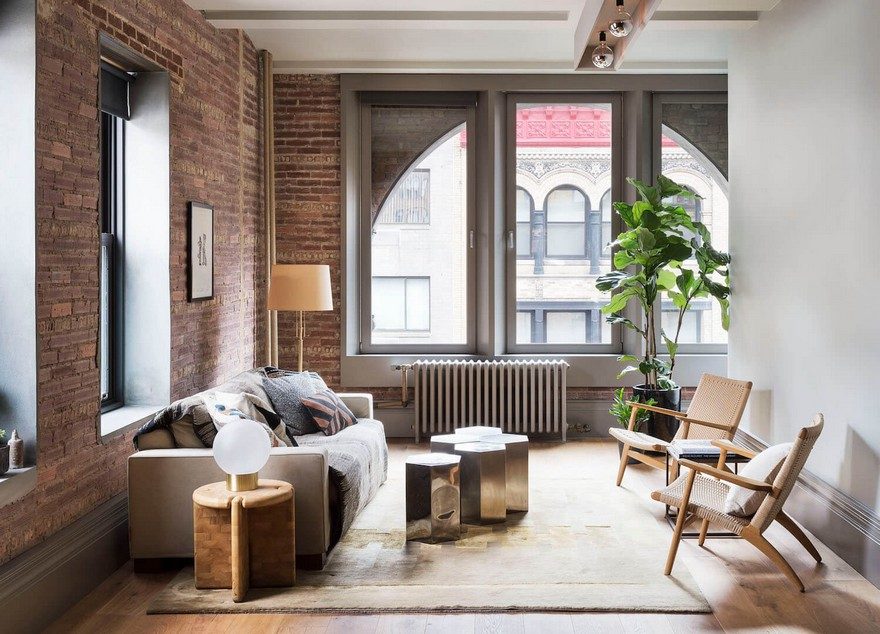 Greenwich Village Loft Made by Combining Two Separate Units in a Heritage Building-0