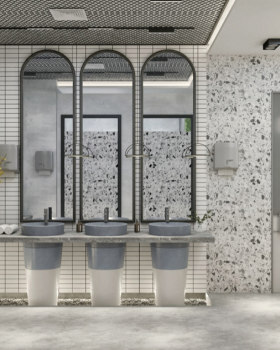 Office toilet industrial