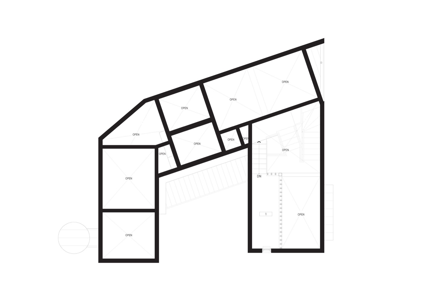 韩式住宅的倾斜"ㄷ"形外墙设计-83