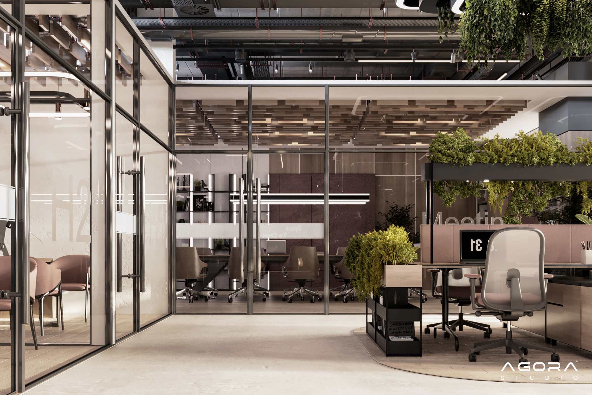 高档办公室风格设计丨沙特阿拉伯-17