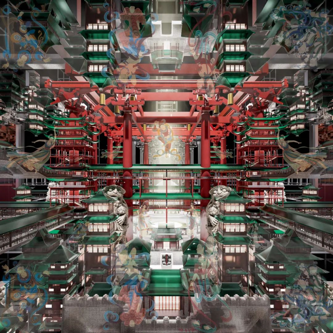 超现实主义！广美优毕以游戏方式打开建筑！“语言景观+声音景观”将宗教步入虚境！超越物理边界的多节点虚拟宗教网络打造沉浸式声光幻境-21