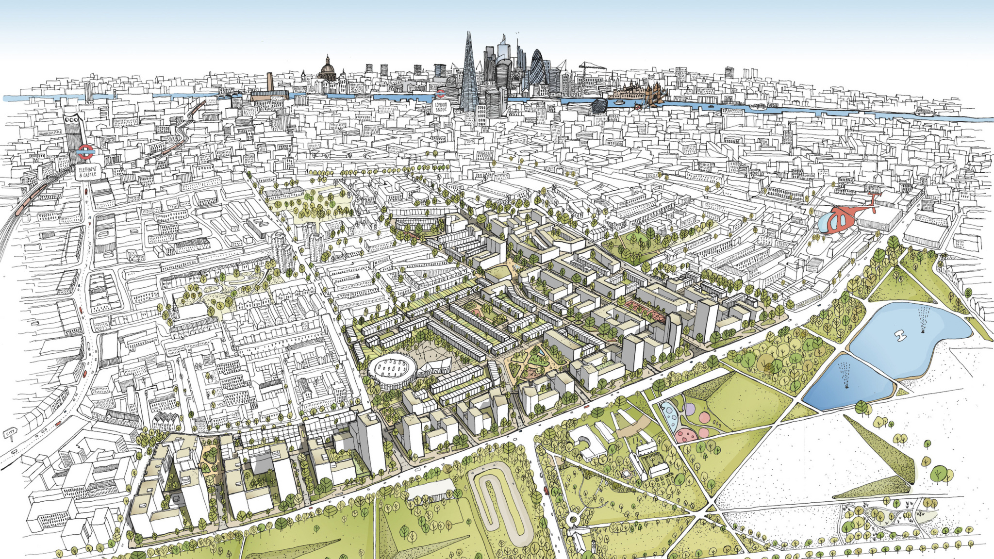 HTA Design | Aylesbury Estate Masterplan-0