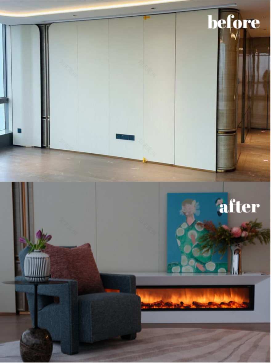 精装房改造新作|落地艺术爆棚的豪宅嘉佰道-16