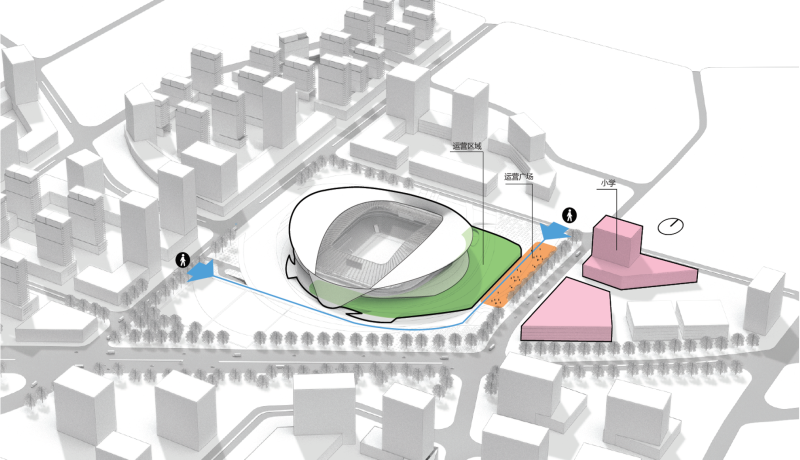 青岛亚洲杯足球场丨中国青岛丨北京市建筑设计研究院有限公司BSD设计所-41