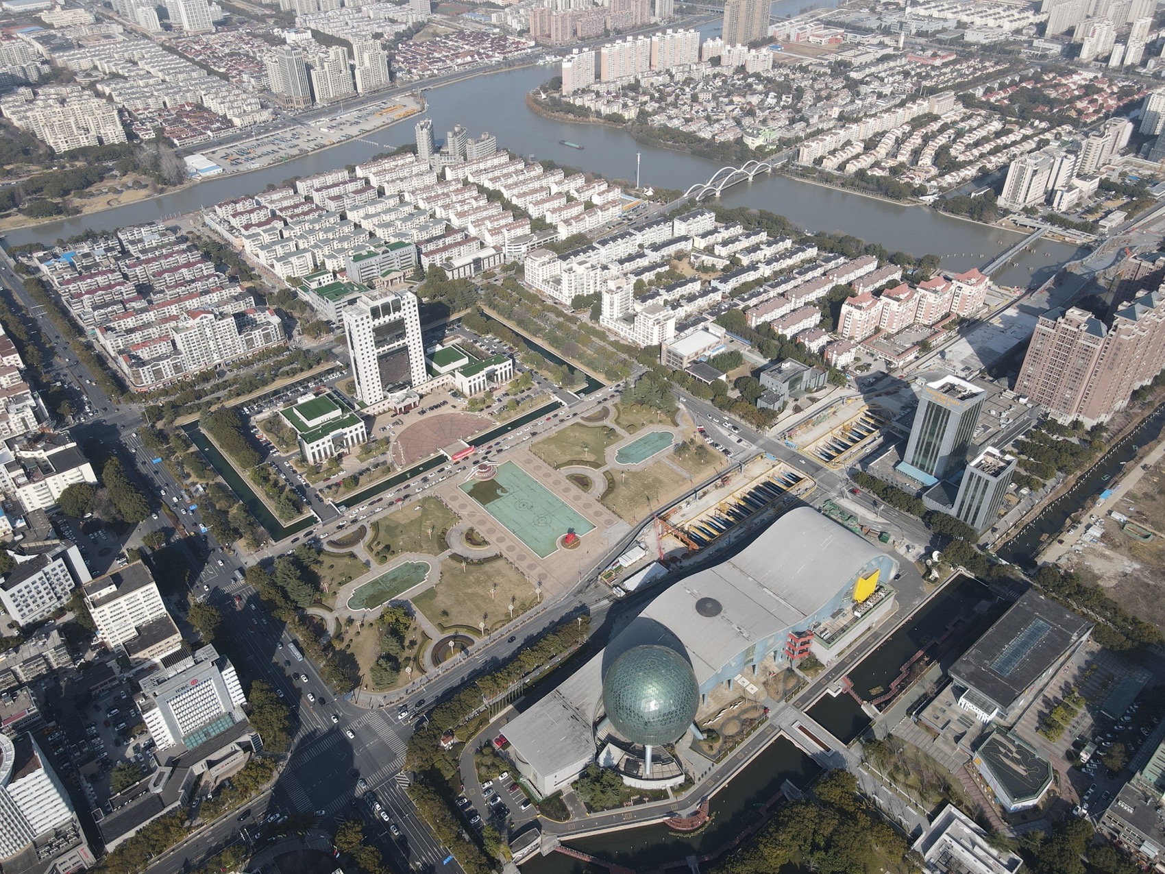 昆山城市广场地上景观建筑丨中国江苏丨上海大舟建筑设计事务所-107