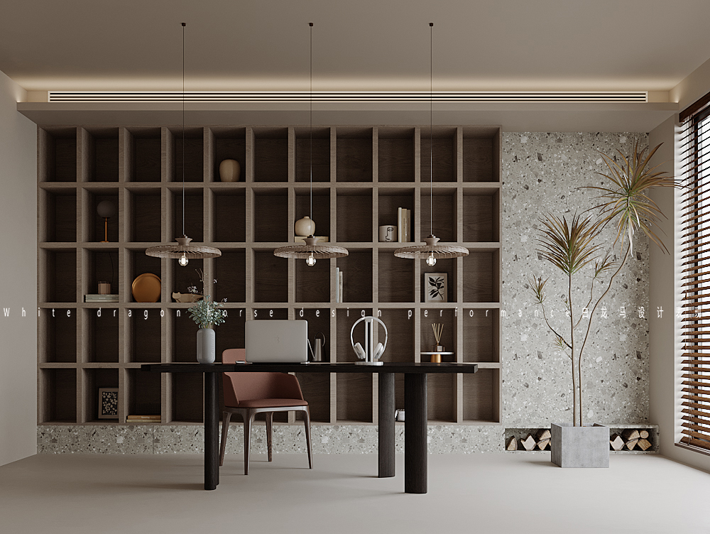 诧寂原木风白龙马效果图-5