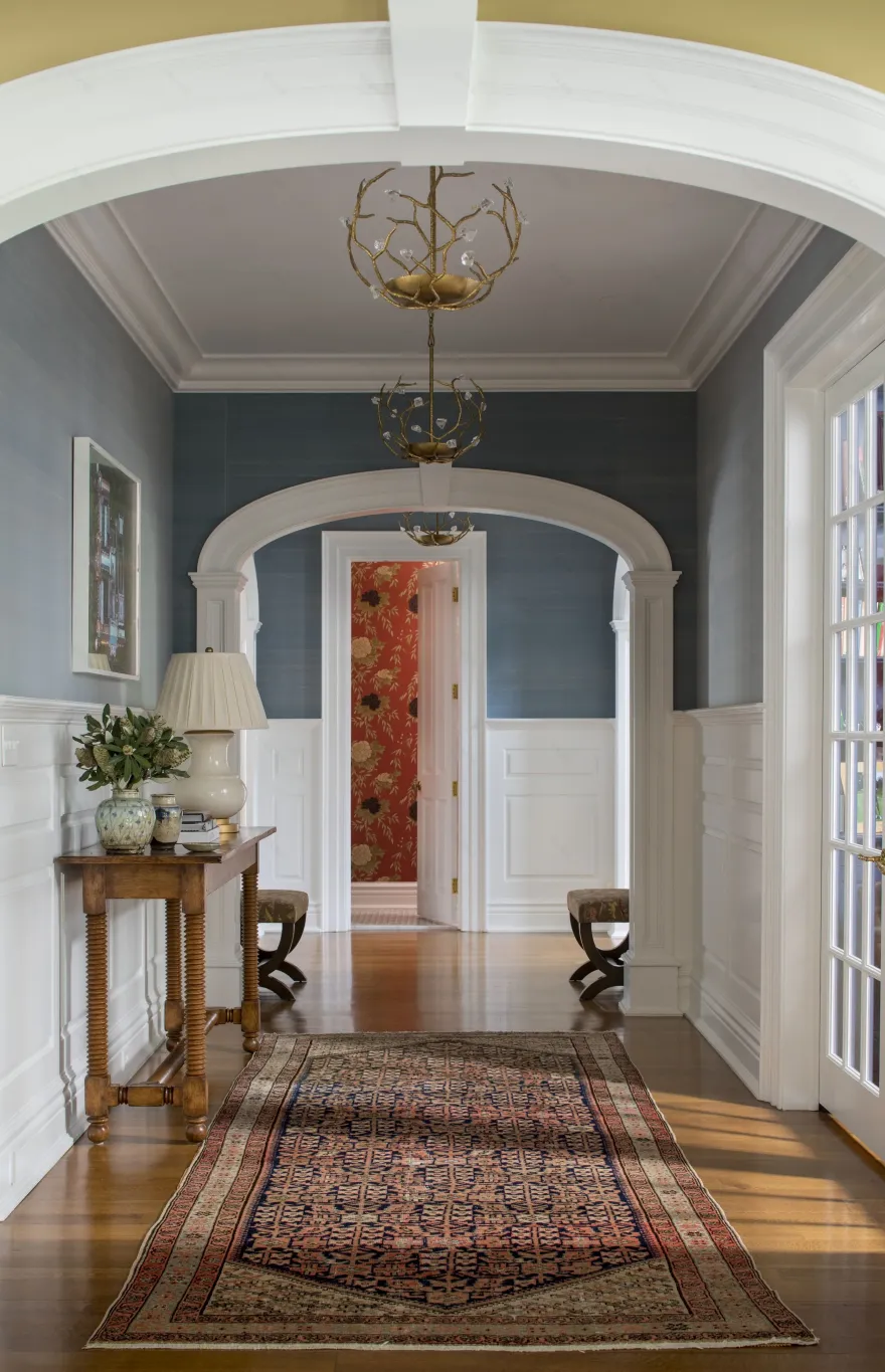 格林威治乔治王时代风格建筑(注:Greenwich是格林威治;Georgian常见指乔治王时代风格的建筑、艺术风格等,这里结合通常搭配逻辑,较合理推测为格林威治的乔治王时代风格建筑,但因缺乏更多语境,该翻译供参考) 丨Kathleen Walsh Interiors(KWI)-16